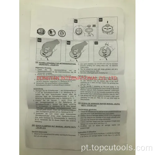 M14 porca de fixação rápida